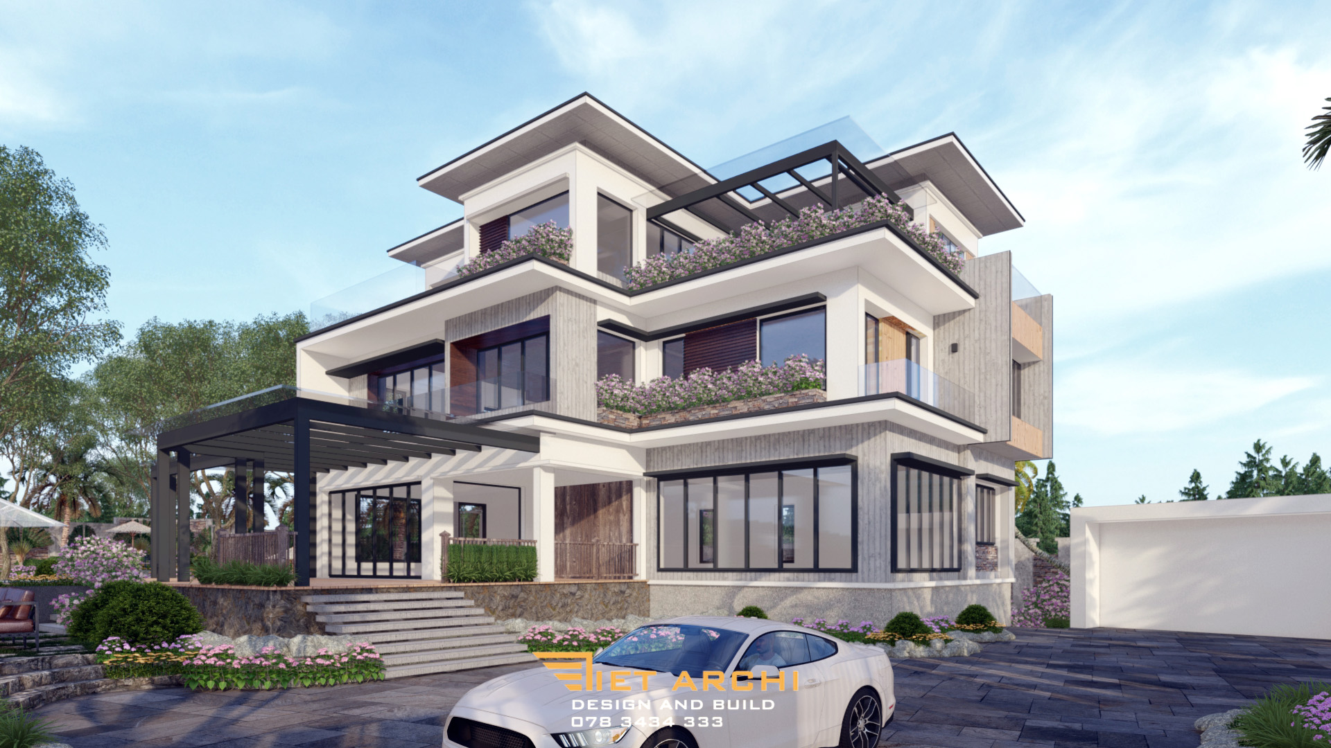 Mẫu Biệt Thự Nghỉ Dưỡng Siêu Đẹp Nhà Anh Cường - Viet Archi